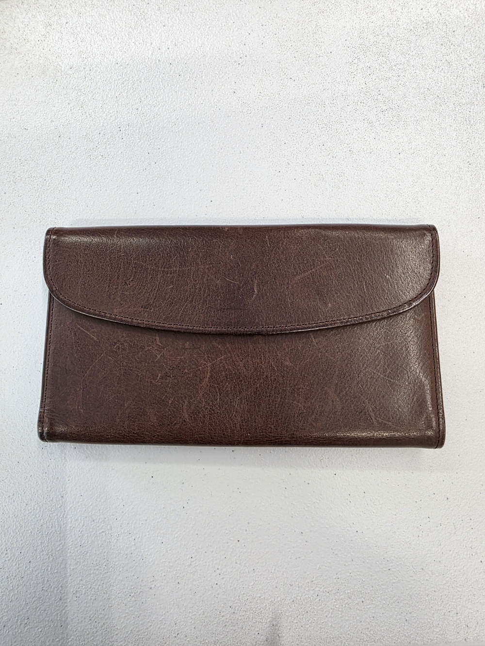 Coach Brown Leather Flap Wallet